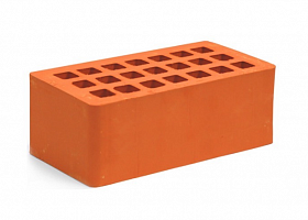 Кирпич пустотелый полуторный гладкий