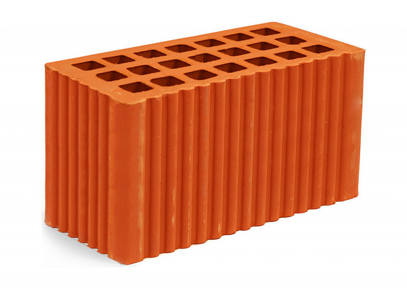 Кирпич двойной 2,1НФ поризованный М150